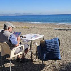 Die toll gelegene Strandbar "Morabu" in Punta de Calnegre 👌