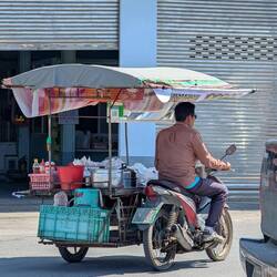 Essen auf Rädern am Pier