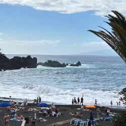 Öffentlicher Strand in Porto Santiago