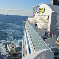 Der Lotse kommt an Bord