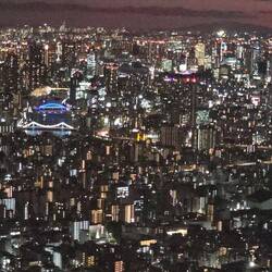 Nächtlicher Blick über Tokio