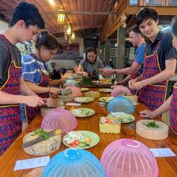 We finished up with a cooking class