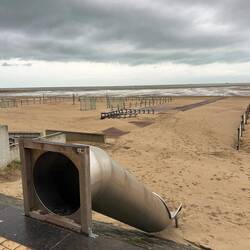 Rutsche für die Kids zum Strand 👍