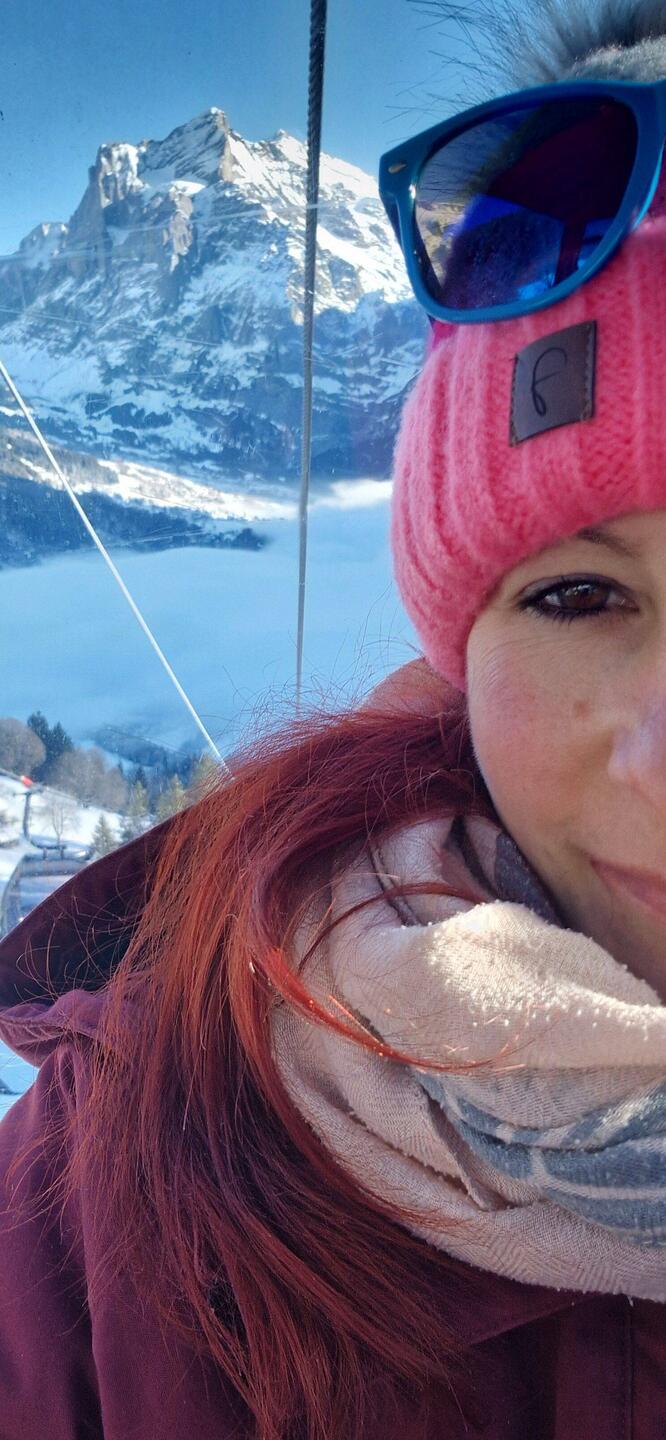 Was für eine Aussich in der Gondel