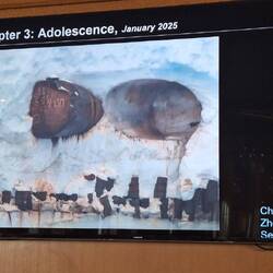 Reste der russischen Station, welche sich auf A23a befand und aufgegeben wurde