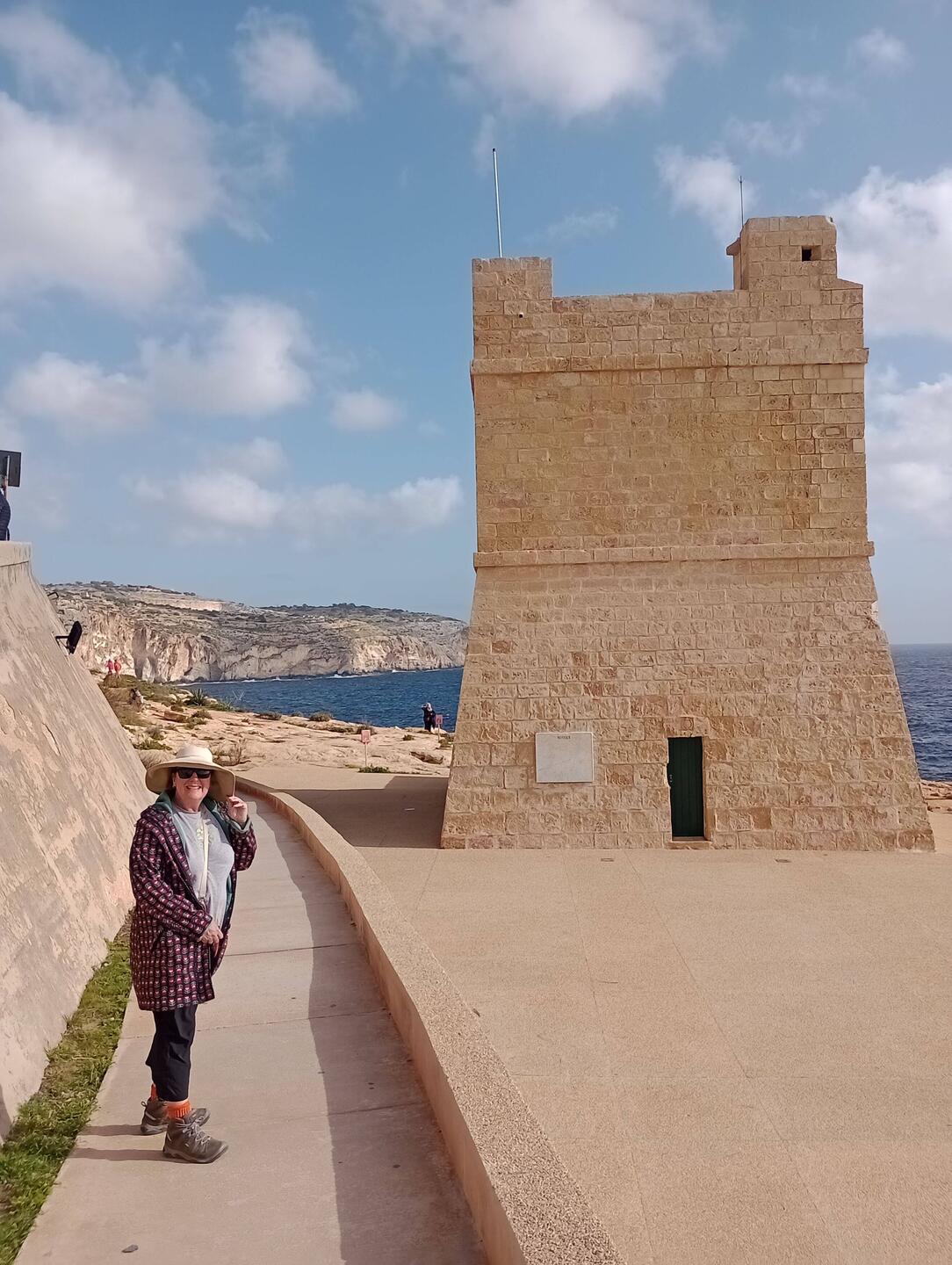 One of the watchtowers used to warn of invaders and give the people time to flee to a fortified city