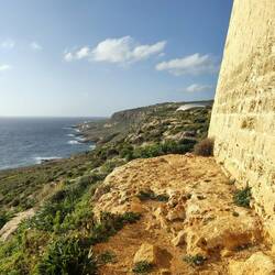 View from a watchtower along the south coast