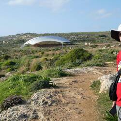 Ħaġar Qim, view from a distance