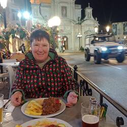 Maltese tea in the square, Rabat
