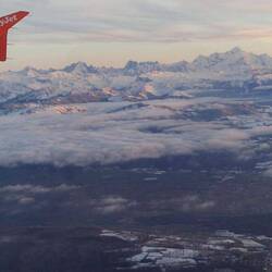 The mountains from the sky
