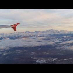 The mountains from the sky
