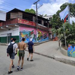 Auf dem Weg zum Mittagessen