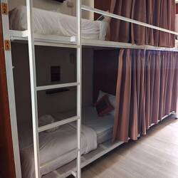 Mein Domizil für 3 Nachte, jedoch das Bett oben :(