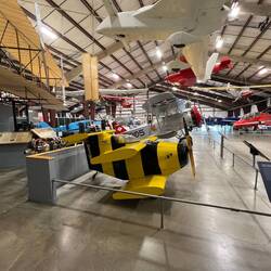 Another view inside Hangar 1. The Honey Bee was somewhat of a famous plane.