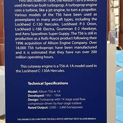 The C130s I flew, used the T56 engines.