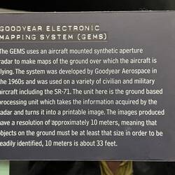 One of the many projects my dad worked on while employed at Goodyear Aero Space