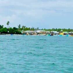 Beautiful wooden boats - love all the colours