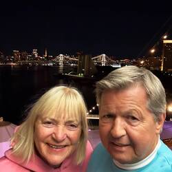 Skyline vom Schiff aus