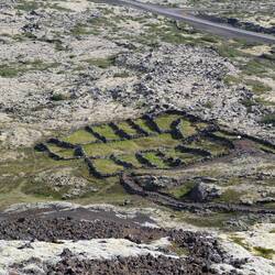 Eine alte Anlage für das Réttir – das landesweite Zusammentreiben der Schafe.