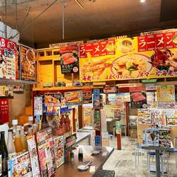 Unser Sitzplatz an der Theke