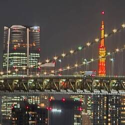 Der Tokio Tower immer zu sehen