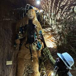 Unser Museumsführer war ein Exponat für sich