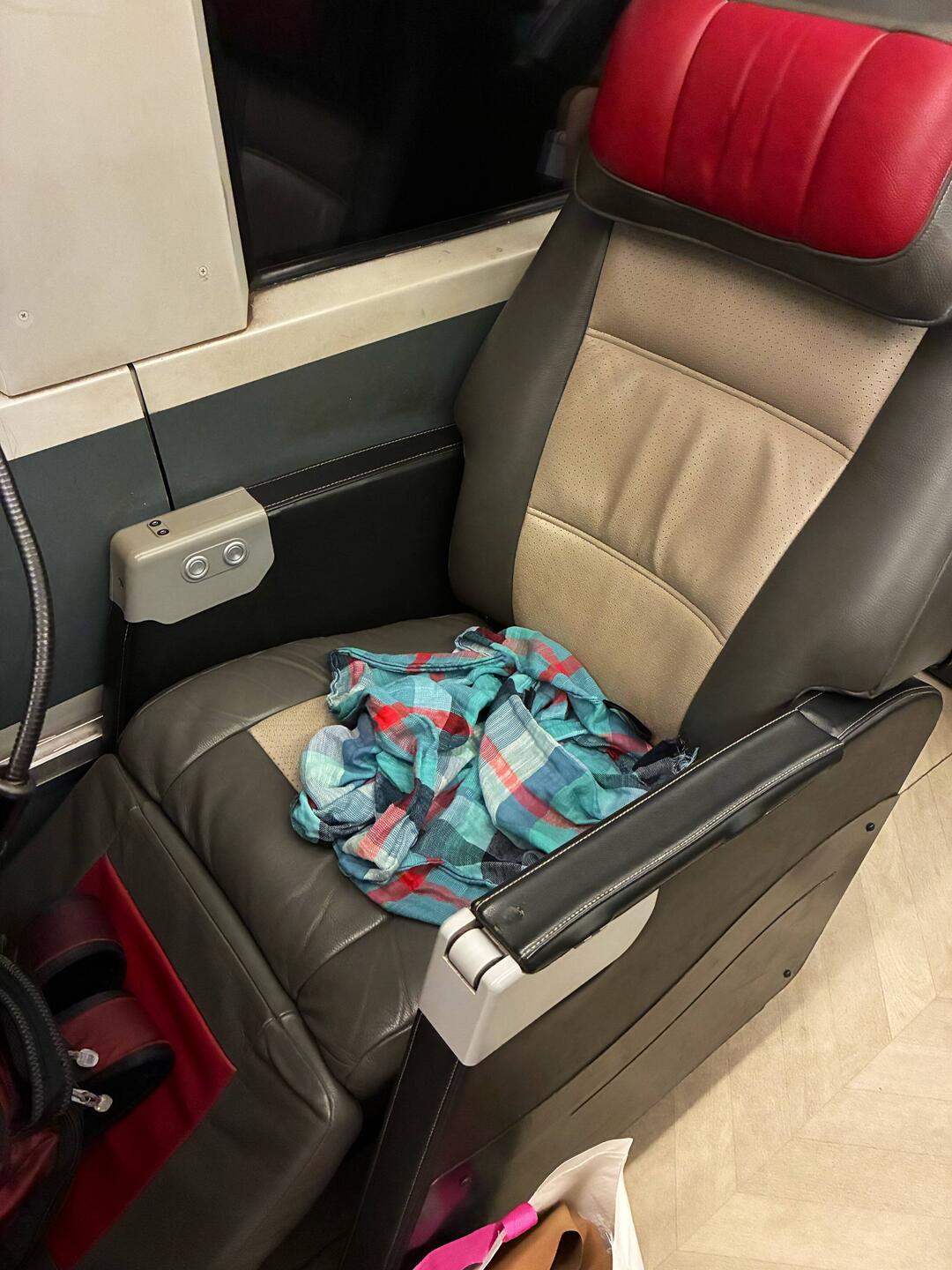 Mein Nachtlager im Zug