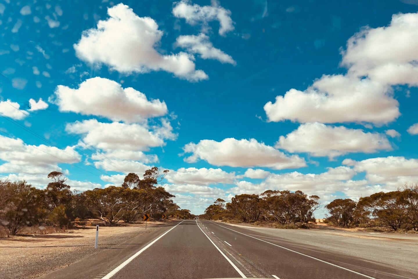 Pink bottom clouds, a feature of the outback sky