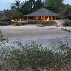 We stay in a beautiful lodge and enjoy one night of luxury