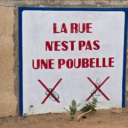 The will to keep the country clean is there,but the flesh is weak