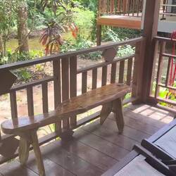 Unsere Bleibe am Fluss