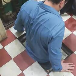 Crawling into the secret bunker