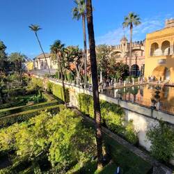 im Garten des Alcazar