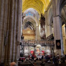 Blick in die Kathedrale von Sevilla