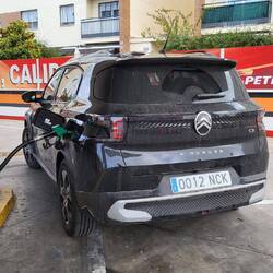 der Citroen von hinten