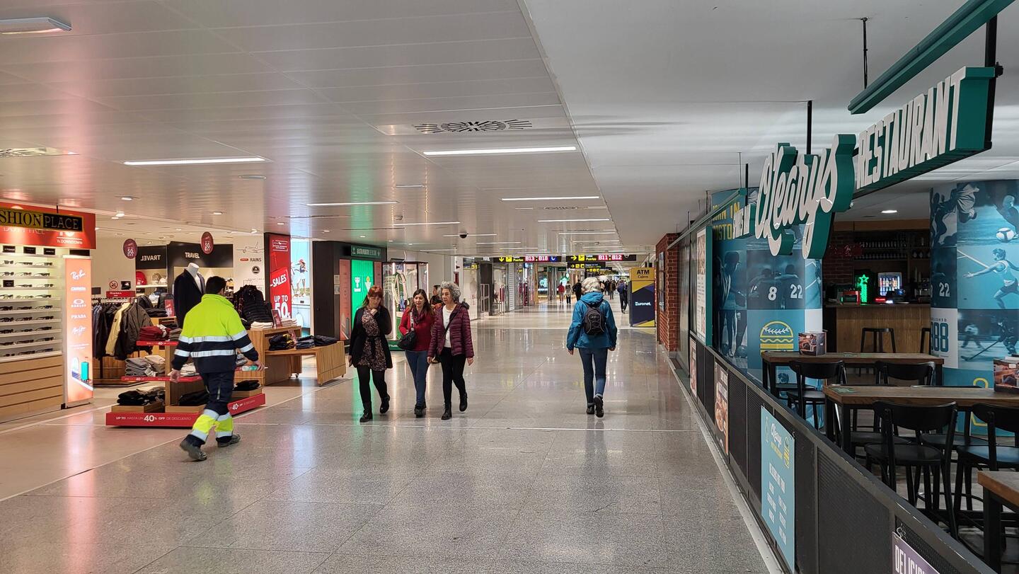 wir warten auf den Rückflug