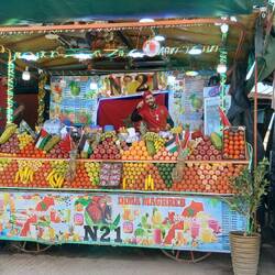 Obststand am Djeema-el-fna