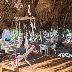 Nette Strandbar, leider geschlossen