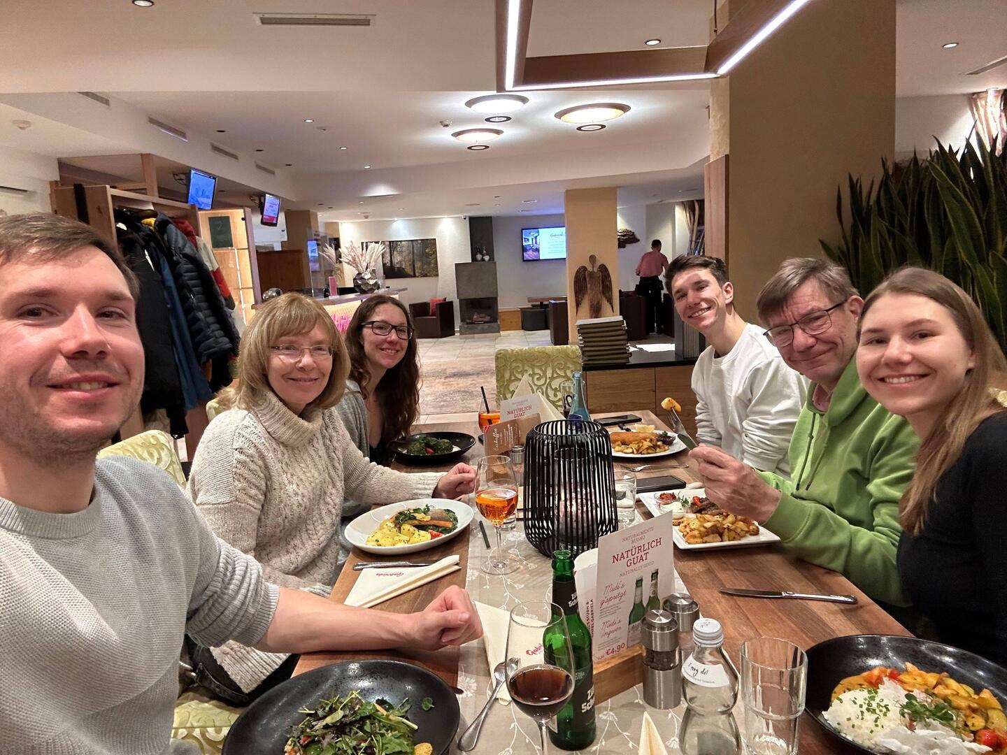 Abschlussessen in Hiasl's Stube