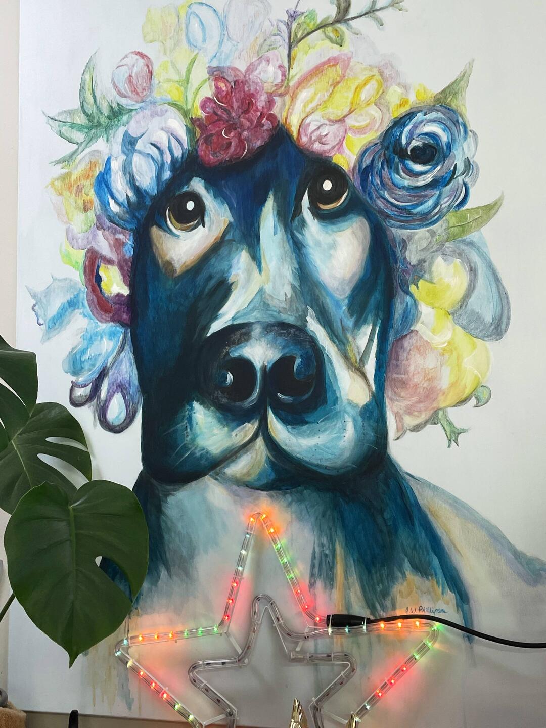 Ein großes Bild in der Tierarzt Praxis 🐾