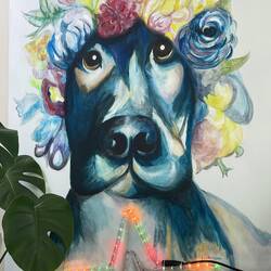 Ein großes Bild in der Tierarzt Praxis 🐾
