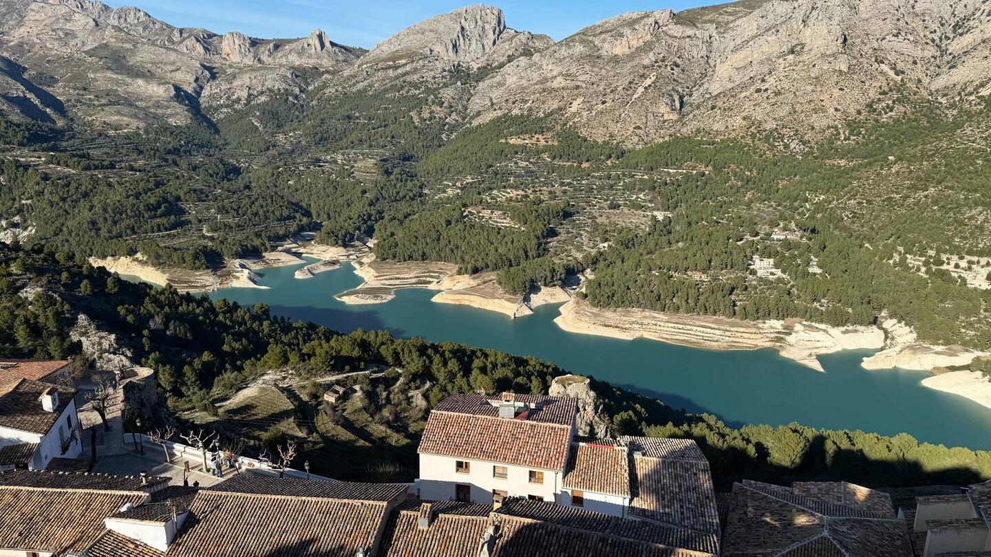 Super Aussicht vom Castell de Guadalest.