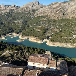 Super Aussicht vom Castell de Guadalest.