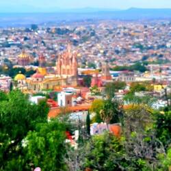 Aussicht zurück in die Stadt