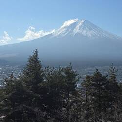 Auf der obersten Aussichtsplattform