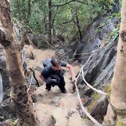 Aufstieg zum "Silver Cliff Viewpoint One"