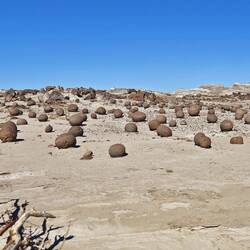 Die s.g. Bocchia-Kugeln im Nationalpark Ischigualasto