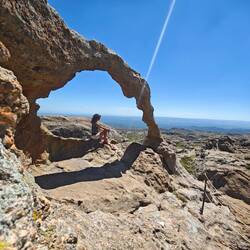 ...auch am Camino - gibt es einen Nationalpark mit mehreren Felsbögen und tollen Aussichten