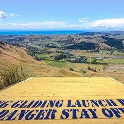 Drachenflieger finden oben einen herrlichen Startplatz