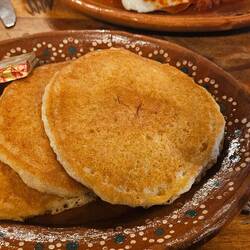 Sweet corn pancakes...next level